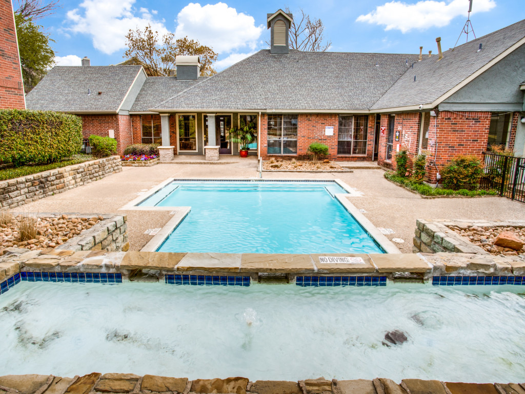 Pool and fountain